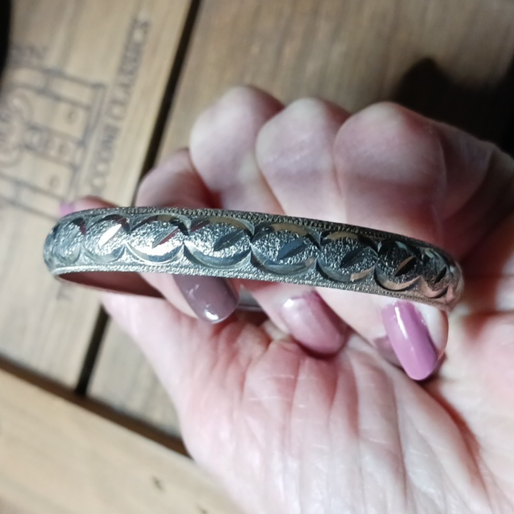 Womans  Bangle  Bracelet 2 1/4" Opening